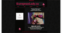 Desktop Screenshot of europeanlady.ca